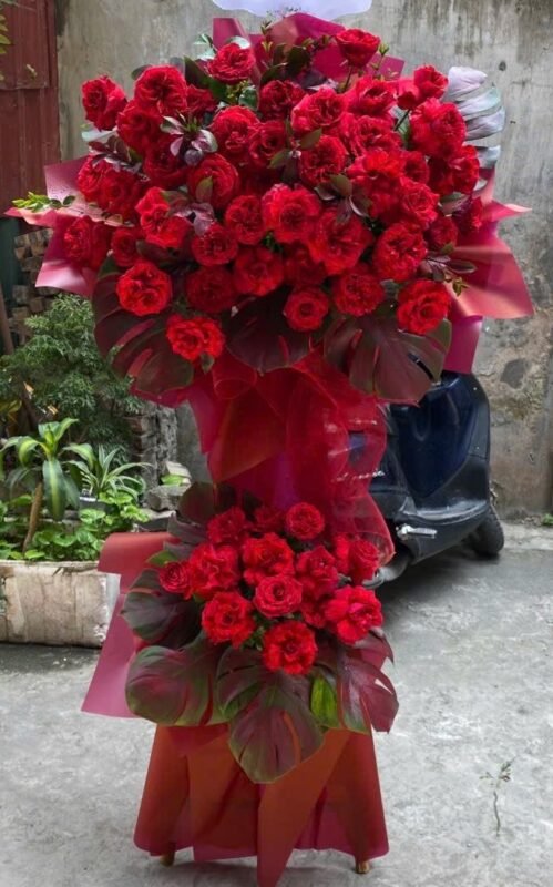 Kệ Hoa Khai Trương Nhà Hàng