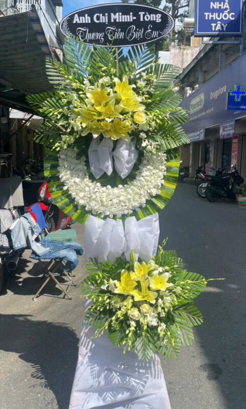 Kệ Hoa Chia Buồn Tâm Ý Trang Nghiêm - Phục Vụ 24/7, Giao Hỏa Tốc 2H