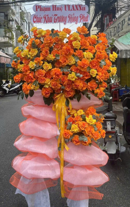 Kệ Hoa Khai Trương Hồng Phát Sang Trọng - Phục Vụ 24/7, Giao Hỏa Tốc 2H