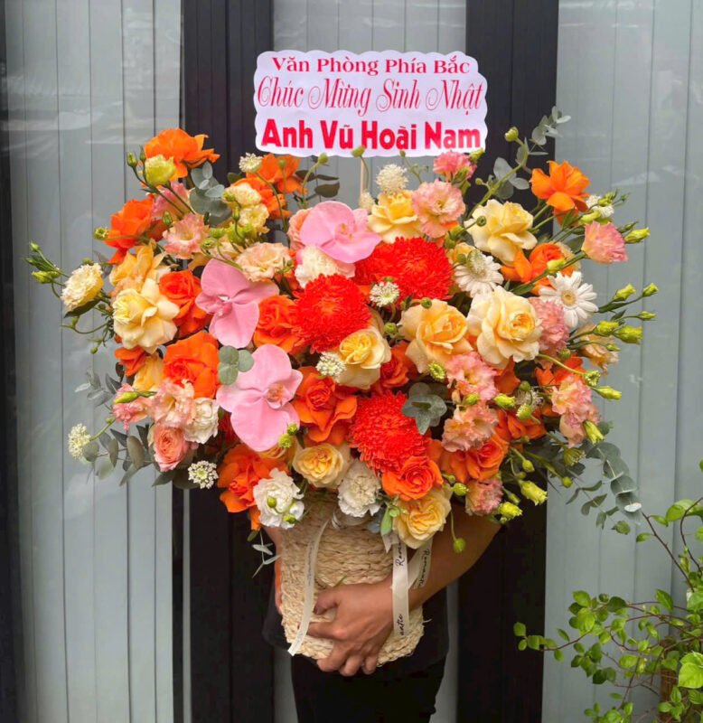 Giỏ Hoa Chúc Mừng Đà Nẵng