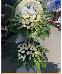 Kệ hoa khai trương hoàn thiện chụp thực tế trước khi giao tại Phường An Thắng