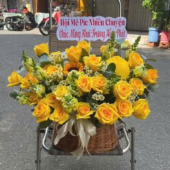 Giỏ Hoa An Nhiên Tươi Mới - Phục Vụ 24/7, Giao Hỏa Tốc 2H