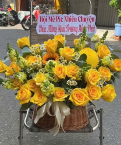 Giỏ Hoa An Nhiên Tươi Mới - Phục Vụ 24/7, Giao Hỏa Tốc 2H