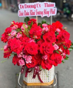 Giỏ Hoa Hạnh Phúc Tươi Đẹp - Phục Vụ 24/7, Giao Hỏa Tốc 2H