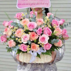 Giỏ Hoa Yêu Thương Tươi Đẹp - Phục Vụ 24/7, Giao Hỏa Tốc 2H