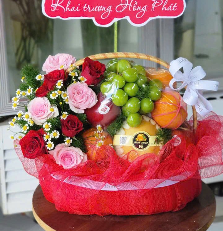 Giỏ Trái Cây Kim Phát Sang Trọng - Phục Vụ 24/7, Giao Hỏa Tốc 2H