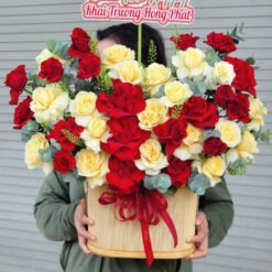 Giỏ Hoa Thanh Xuân Tươi Trẻ - Phục Vụ 24/7, Giao Hỏa Tốc 2H