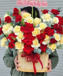 Giỏ Hoa Thanh Xuân Tươi Trẻ - Phục Vụ 24/7, Giao Hỏa Tốc 2H