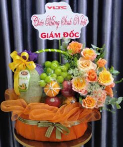 Giỏ Trái Cây May Mắn Rực Rỡ - Đặt 24/7, Giao Hỏa Tốc 2H