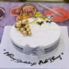 Bánh kem tối giản cho nam