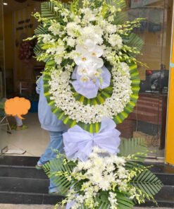 Kệ Hoa Tang Lễ Uy Nghiêm 2 Lan Hồ Điệp