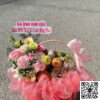 Giỏ Trái Cây Kết Hợp Hoa Tươi Chúc Mừng Sang Trọng