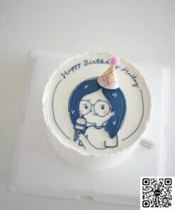 Bánh Kem Sinh Nhật Vẽ Hình Chibi Theo Yêu Cầu Độc Đáo