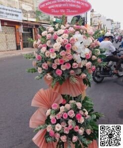Kệ Hoa Khai Trương Khởi Đầu Mới 2 Tầng Tinh Tế