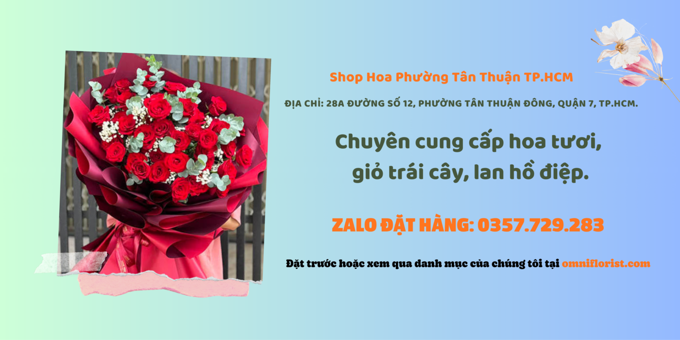 Shop Hoa Phường Tân Thuận TP.HCM