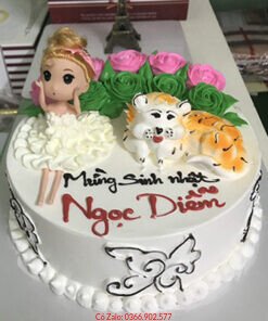 Bánh Kem Sinh Nhật Thỏ Con Dễ Thương Cho Bé